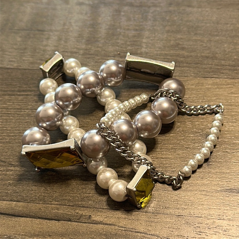 Lia sophia Heiress stretch bracelet